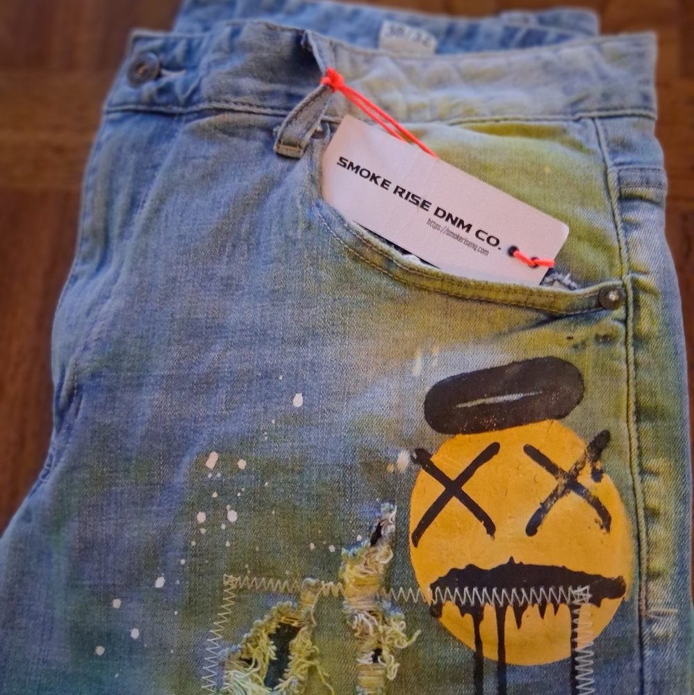 SMOKE RISE NY MENS JEANS - Picture 3 of 14